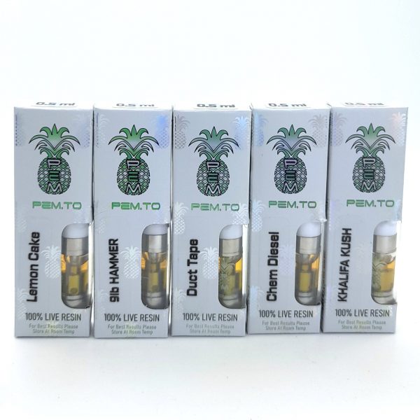 Pineapple Express Meds 1g Live Resin Cartridge - Image 2