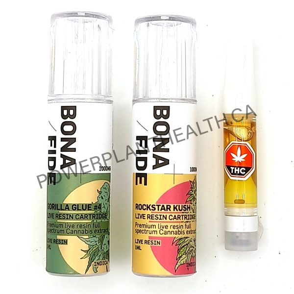 Bonafide Sauce Cartridge featuring full-spectrum live resin for premium vaping.