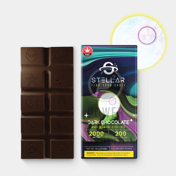 Stellar 2000mg Chocolate Bar - Image 3