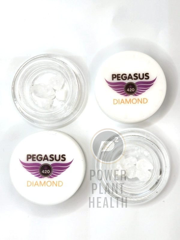 Pegasus420 THCA Diamonds premium cannabis concentrate in crystalline form