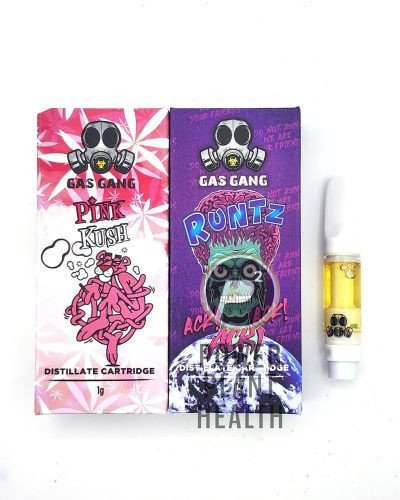 Gas Gang 1g Cartridge with premium distillate and organic terpenes