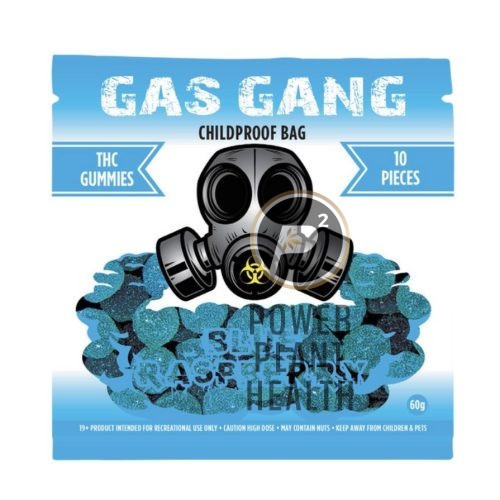 Gas Gang 1000mg Gummy with bold flavor and high THC potency