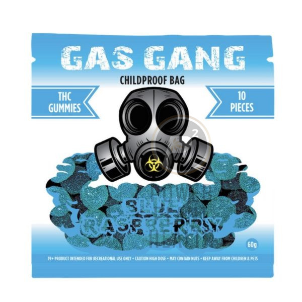 Gas Gang 1000mg Gummy with bold flavor and high THC potency