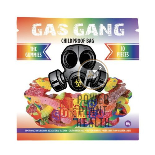 Gas Gang 500mg Gummy with fruity flavors, premium CBD, and calming effects for stress relief and improved sleep.