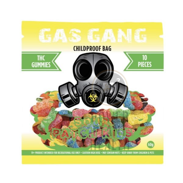 Gas Gang 500mg Gummy with fruity flavors, premium CBD, and calming effects for stress relief and improved sleep.