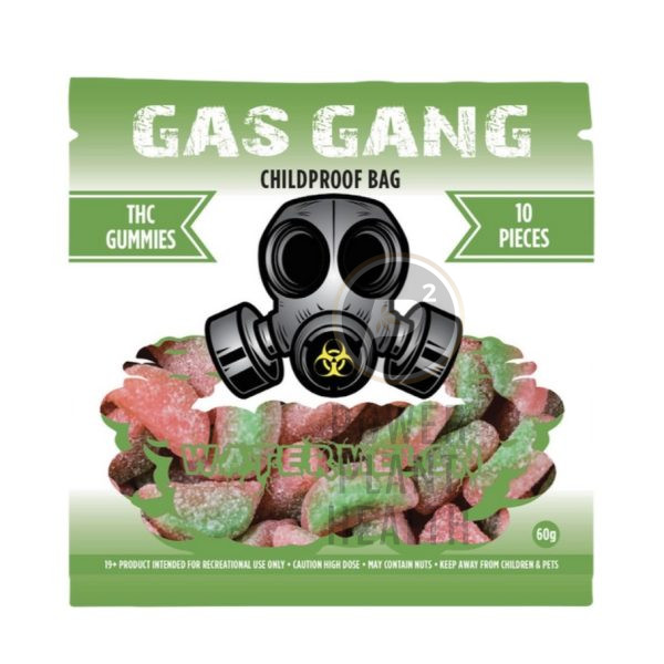 Gas Gang 500mg Gummy with fruity flavors, premium CBD, and calming effects for stress relief and improved sleep.