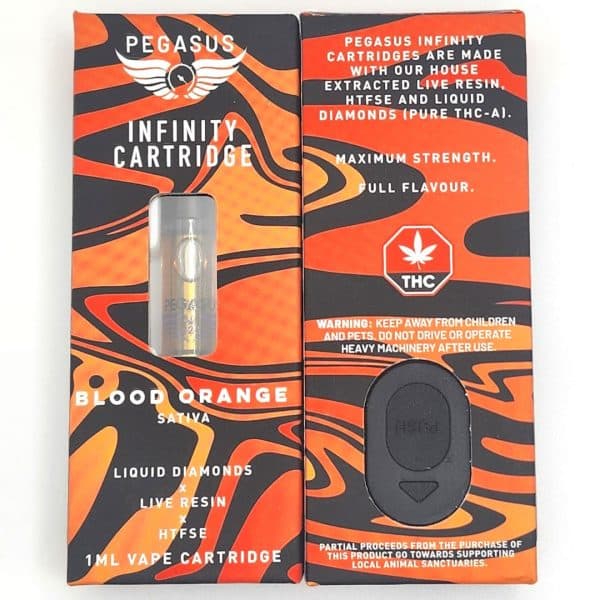 Pegasus420 1g Infinity Cartridge (Liquid Diamonds x Live Resin x HTFSE) - Image 2