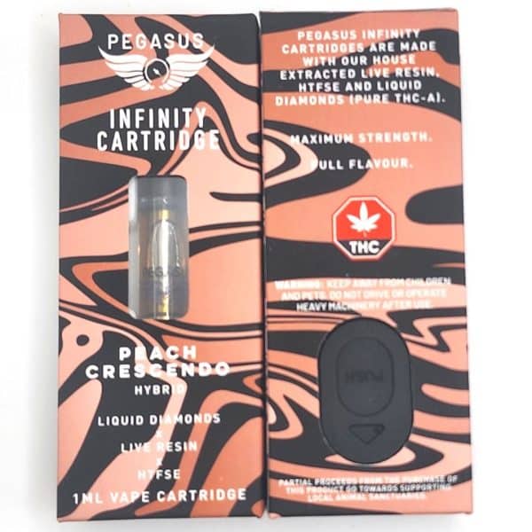 Pegasus420 1g Infinity Cartridge (Liquid Diamonds x Live Resin x HTFSE) - Image 8