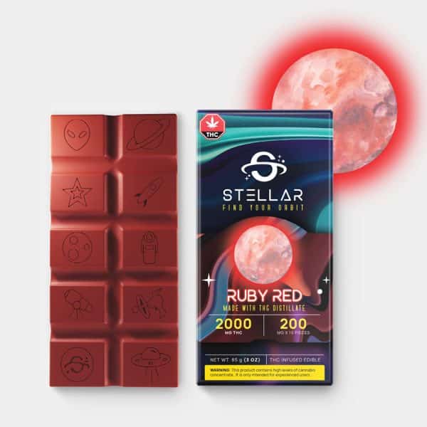 Stellar 2000mg Chocolate Bar - Image 4