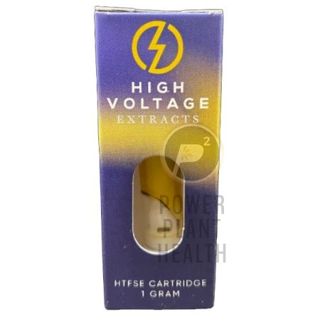 High Voltage Extracts 1g HTFSE Cartridge with full-spectrum flavor and potency