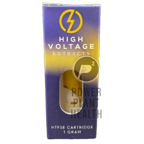 High Voltage Extracts 1g HTFSE Cartridge with full-spectrum flavor and potency