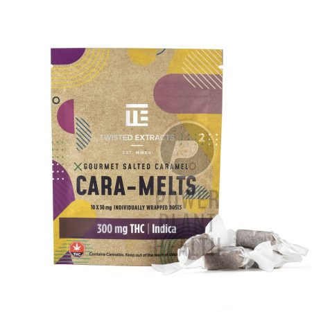 Twisted Extracts Salted Cara-Melts with creamy texture and 300mg THC