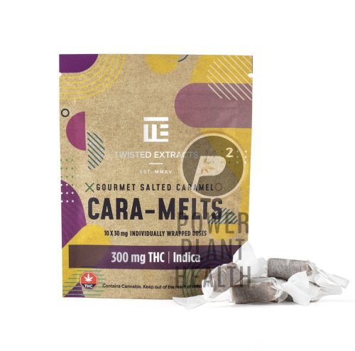 Twisted Extracts Salted Cara-Melts with creamy texture and 300mg THC