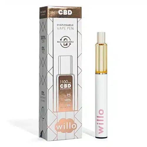 Willo 1100mg CBD Vape with sleek design and premium portable quality