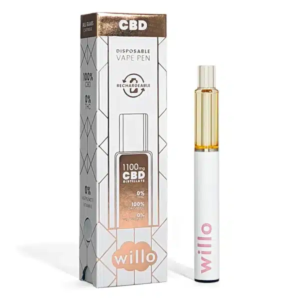 Willo 1100mg CBD Vape with sleek design and premium portable quality