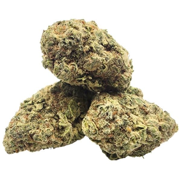 Blueberry Headband cannabis buds with vibrant green hues, sweet blueberry flavor, and relaxing effects for stress and pain relief.