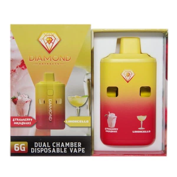 Diamond Concentrates Dual Chamber Vape with sleek design, dual chambers, and pure, flavorful vapor for versatile vaping.