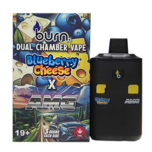 Burn Dual Chamber Vape with sleek design, dual chambers, and pure, flavorful vapor for versatile vaping.